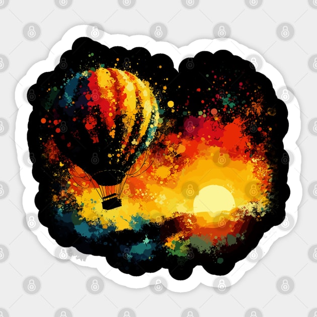 Hot Air Balloon Sticker by Mi Bonita Designs